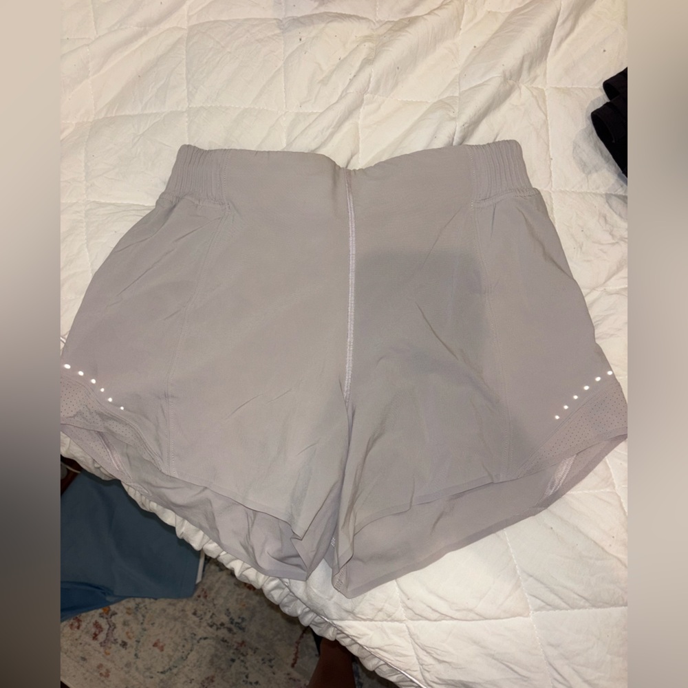 lululemon athletica Light Gray Athletic Shorts